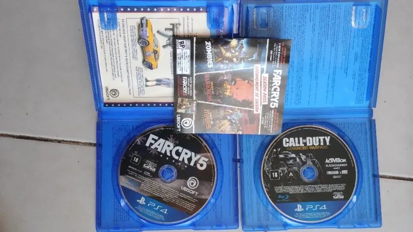 Jogo PS4 FarCry 5 e Call of Duty, produto original, muita ação e diversão!  - Foto 3