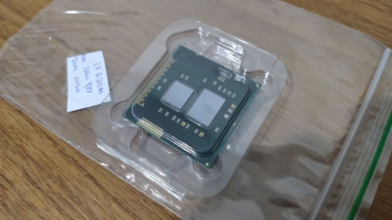 Processador i5 540m 2.53 a 3.06 ghz ( novo ) socket 998rpga. - Temos i7 620m 3.3ghz  - Foto 3
