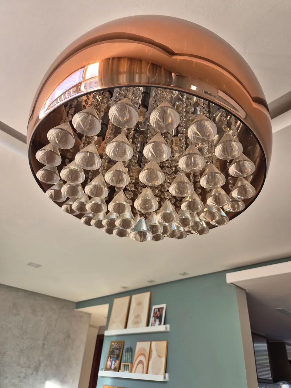 Lustre cristal pendente - Foto 2