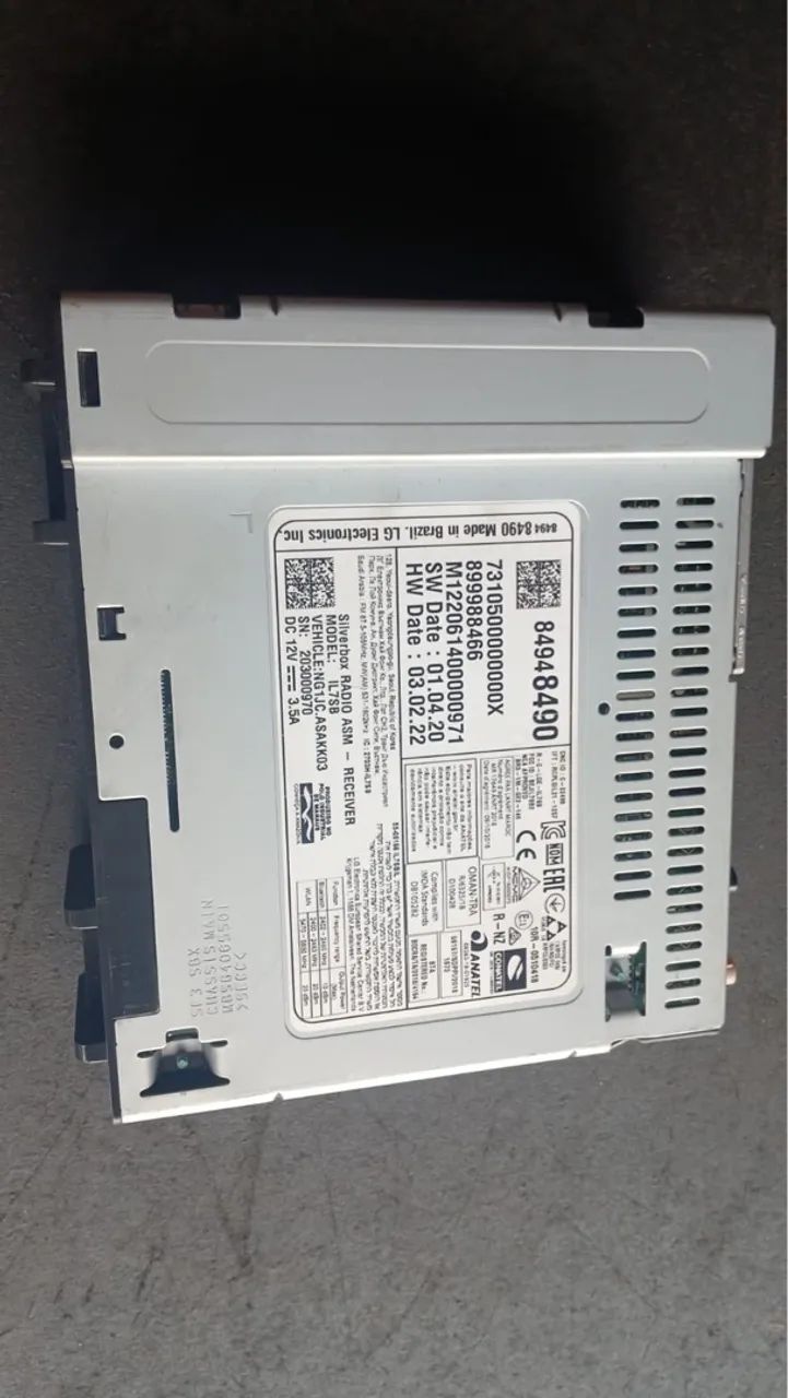 Módulo multimídia rádio mylink onix 2023 original 