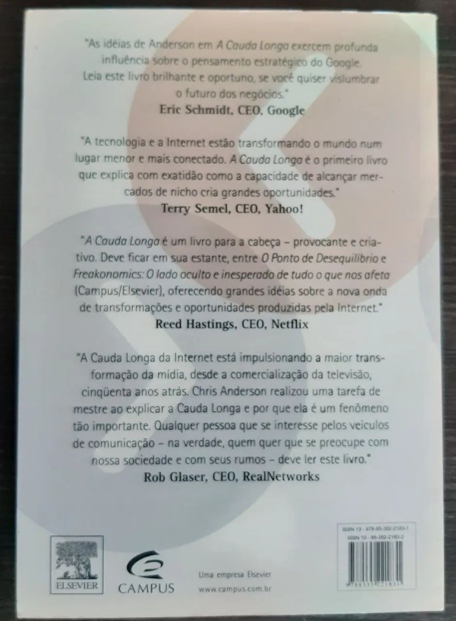Livro - A Cauda Longa - Chris Anderson - Foto 2