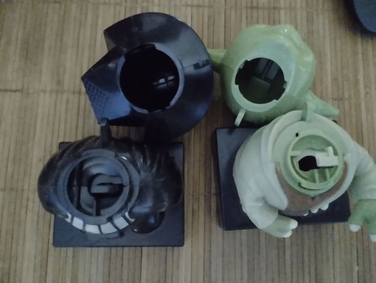 Miniaturas Star Wars: Darth Vader e Yoda, Baleiro (SEM SOM). - Foto 2