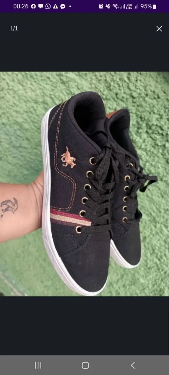 Tênis Polo Preto