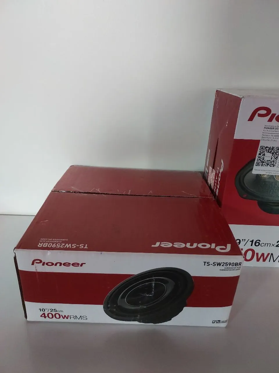 Subwoofer Slim Pioneer TS-SW2590BR 10" 400WRMS