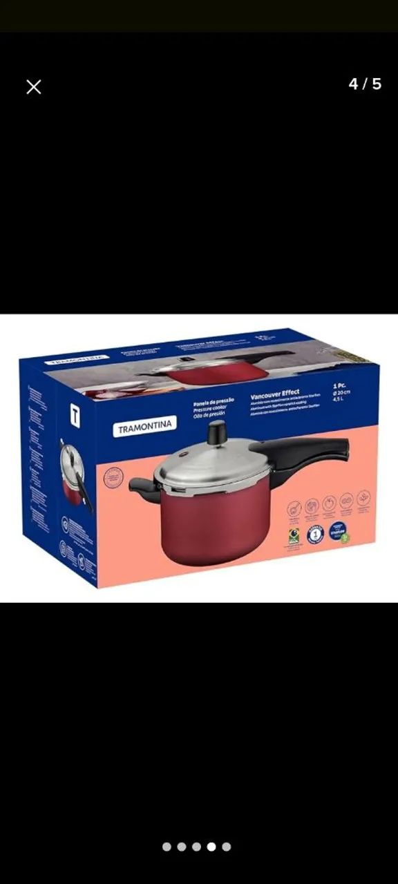 Panela de pressão tramontina 