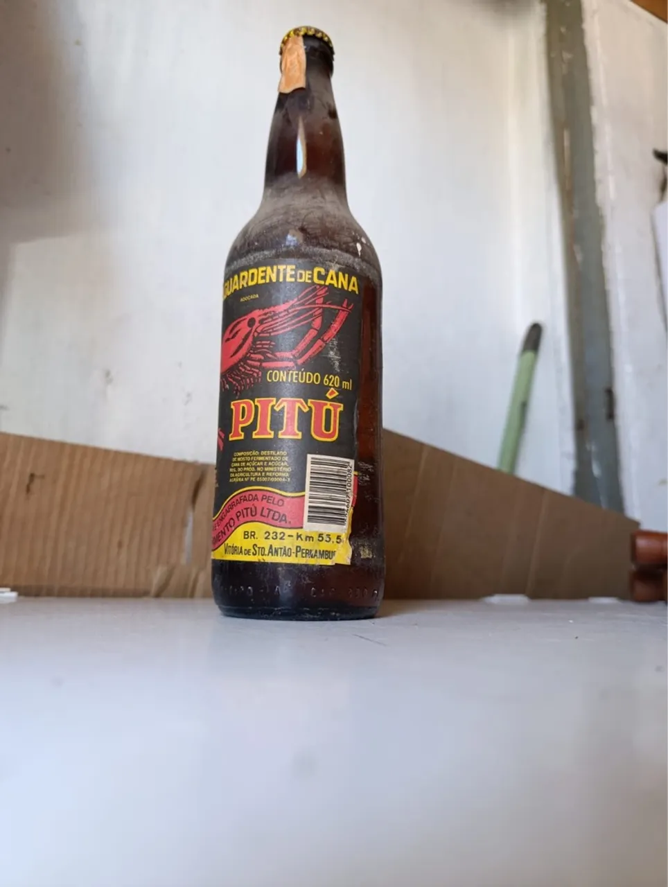 Cachaça Pitu 19 anos.