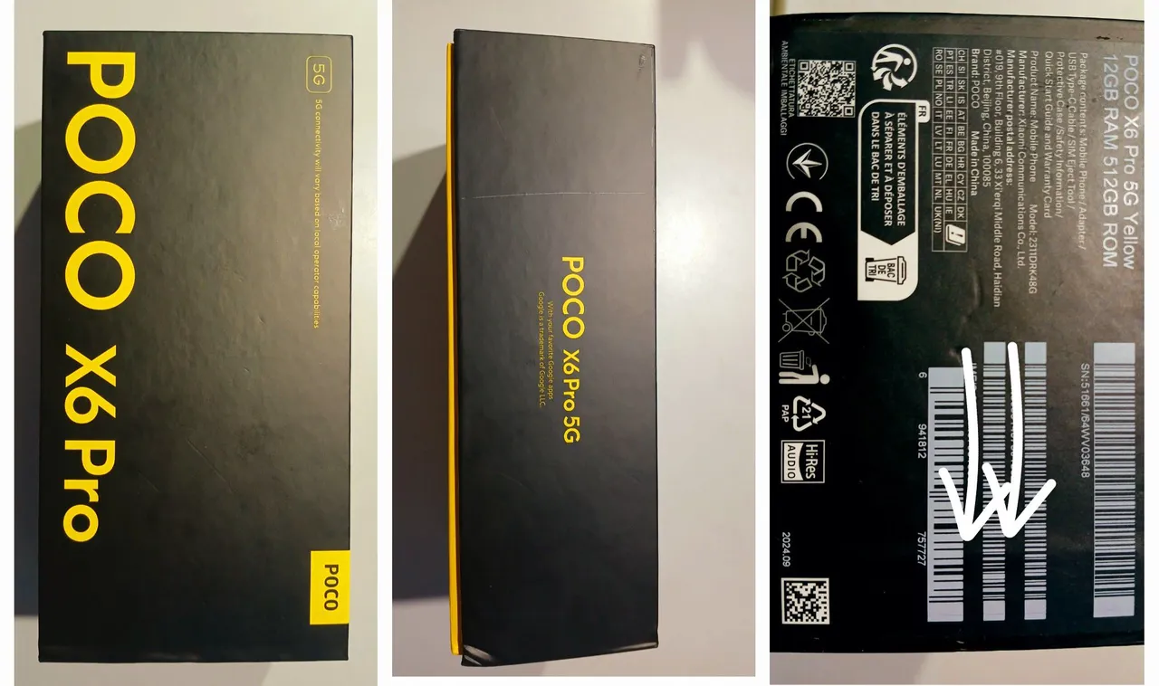 Vendo Celular Poco x6 Pro, de 12 de ram 512 de armazenamento interno