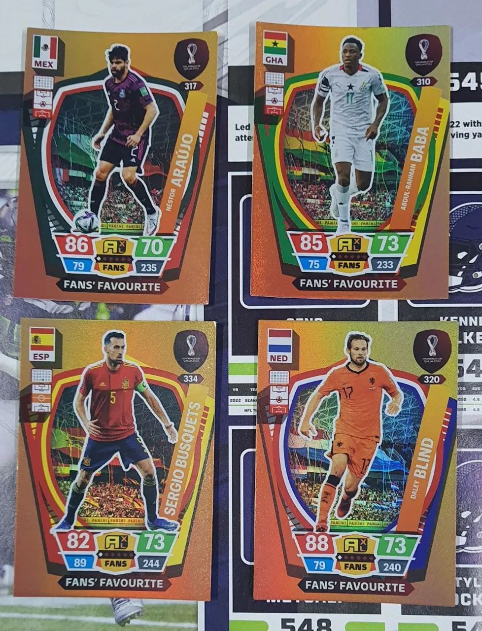 4 Cards Panini Copa do Mundo Adrenalyn - Foto 2