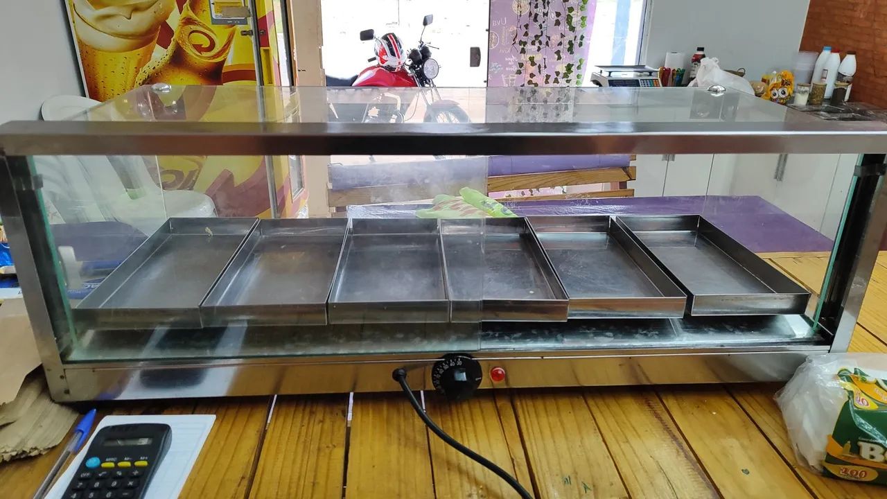 Estufa para salgados 6 bandejas 