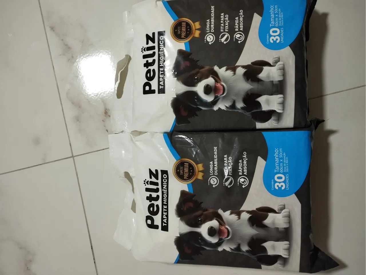 Tapete Higiênico descartável para cachorro 60x50cm - 60 unidades - Petliz - Foto 4