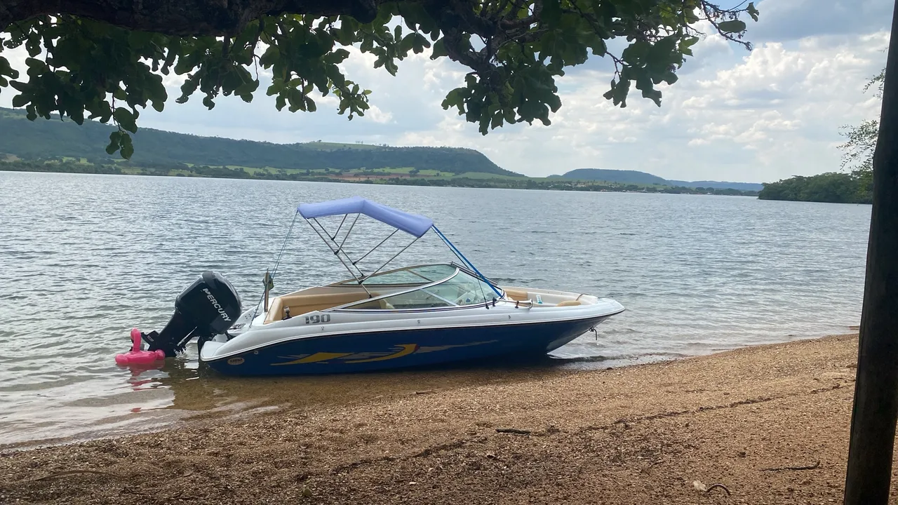 Lancha Luna 190 com motor Mercury Optimax 115HP