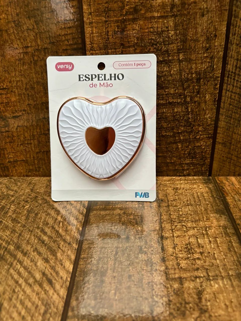 Espelho de Mão Formato Coração  - Foto 3