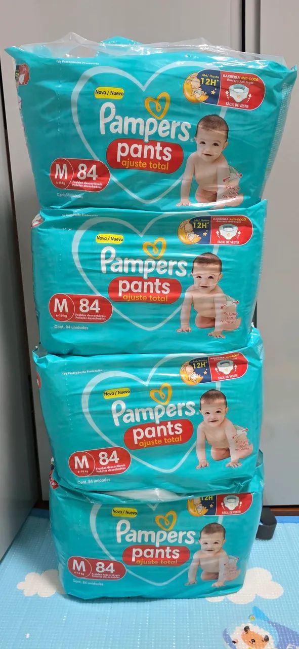 Fraldas M pants 84 unidades