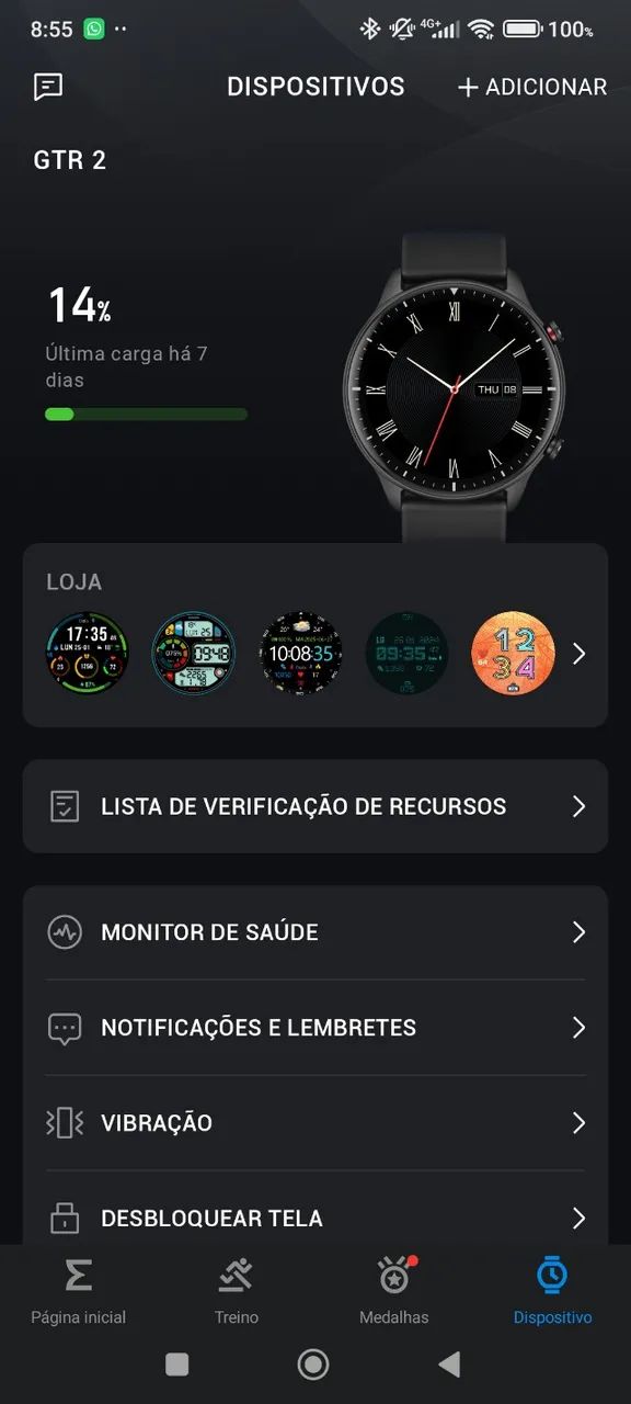Smart Watch Amazfit GTR2 + Brinde - Foto 5