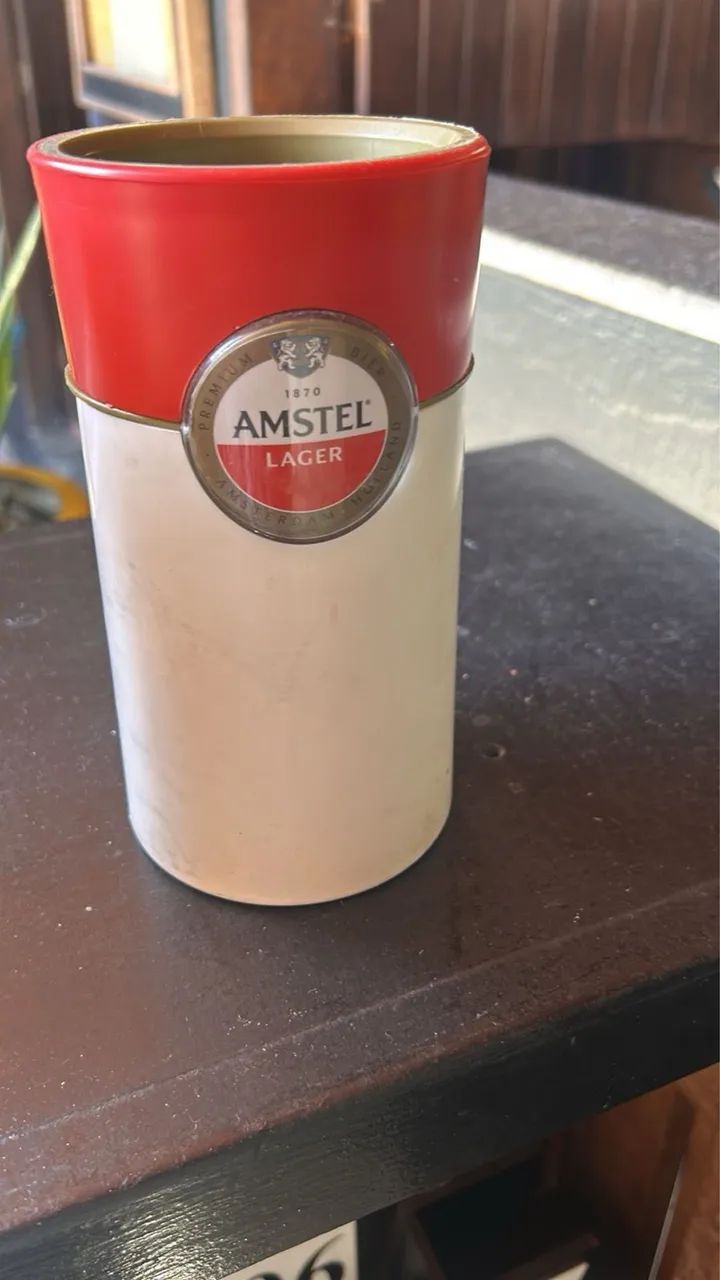 IMPERDÍVEL!!!  AMSTEL PORTA GARRAFA 600ml TÉRMICA CAMISINHA
