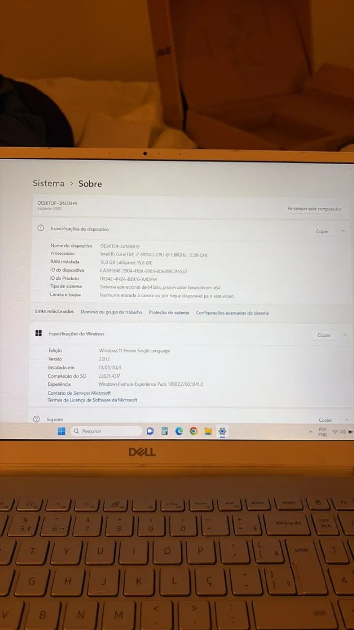 ? DESEMPENHO E ELEGÂNCIA: Notebook Dell Inspiron 5590 TOP - Foto 5