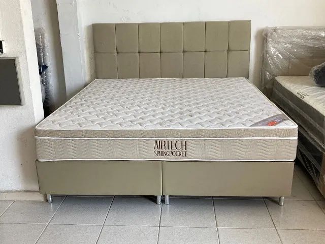 Cama super king super confortável 