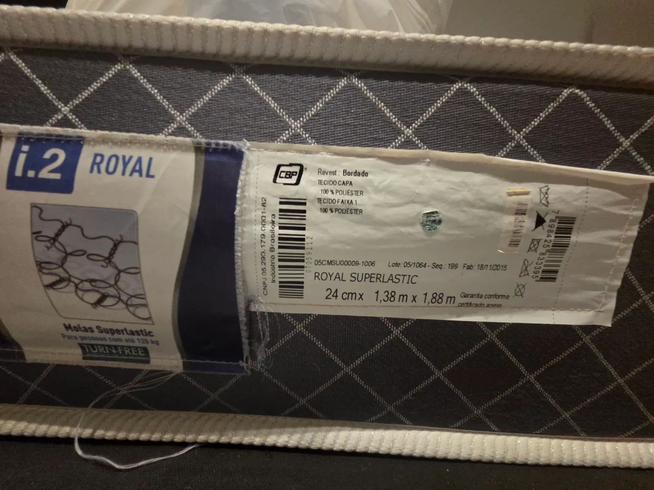 Vendo cama box casal seminova - Foto 3