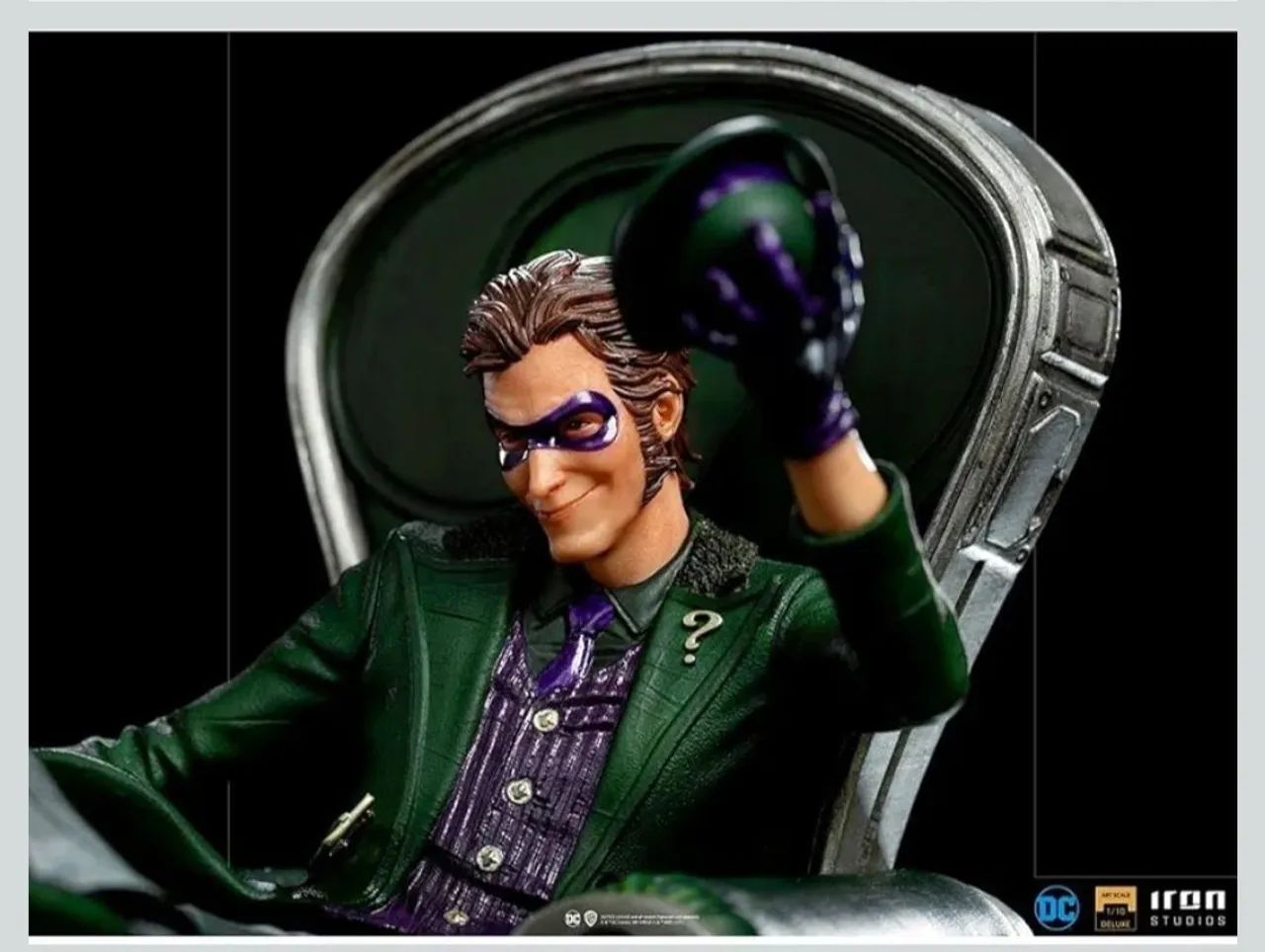 The Riddler Deluxe - 1/10 Art Scale - DC Comics Series 7 - Iron Studios [ CHARADA] - Foto 2