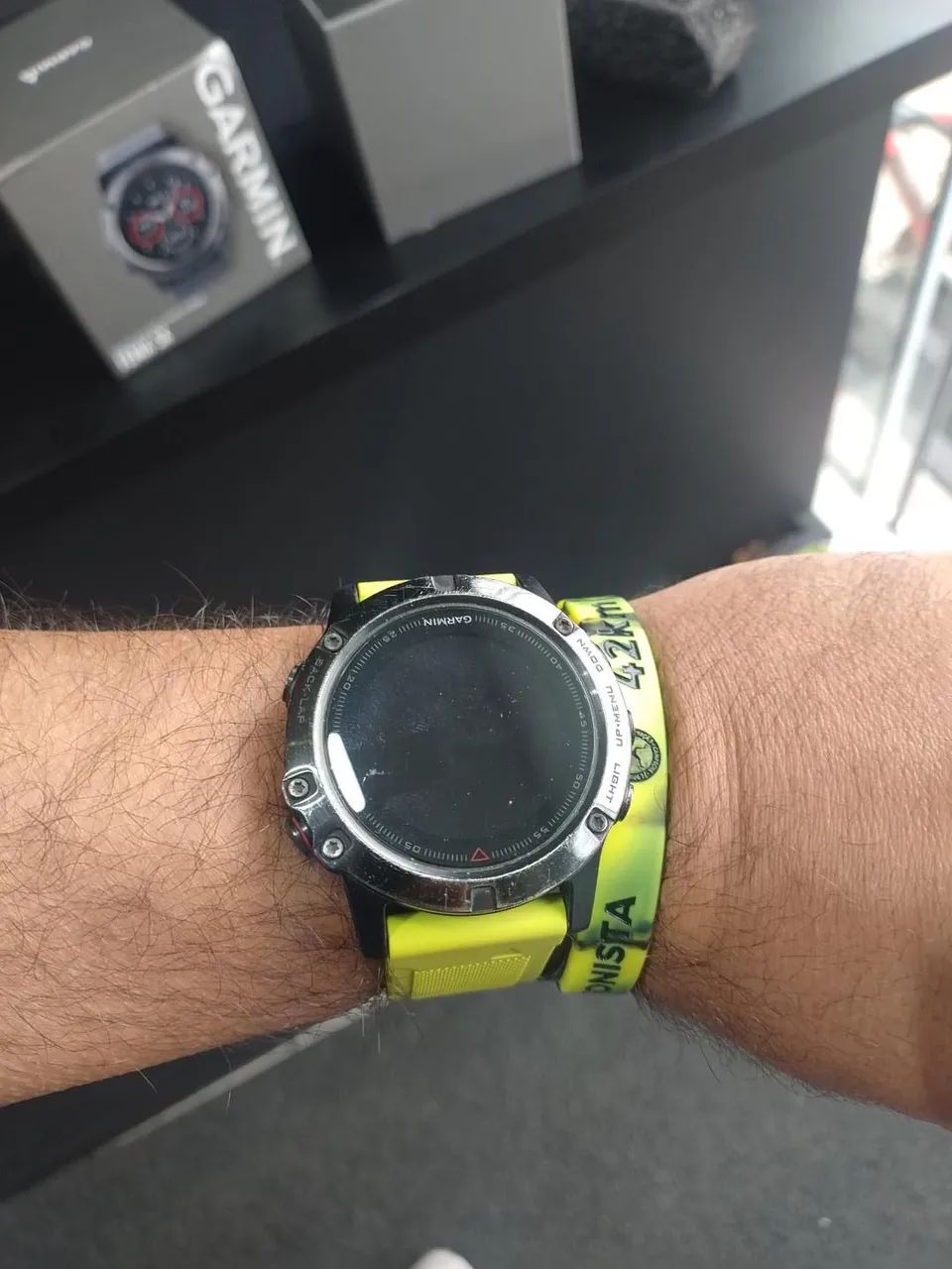Relógio Garmin Fênix 5x safira  - Foto 3