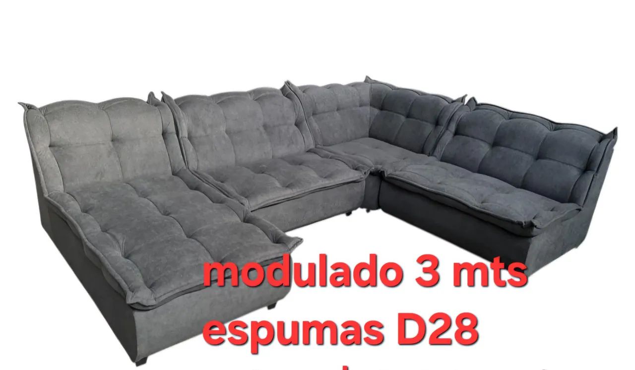 Sofa de canto gigante 3 mts