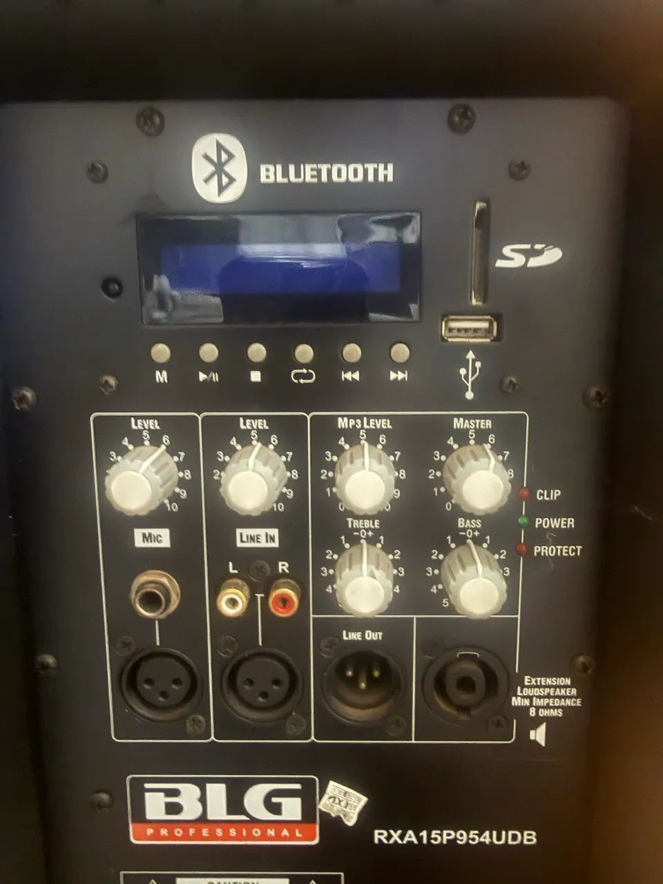 Caixa de Som Profissional BLG com Bluetooth - Foto 2