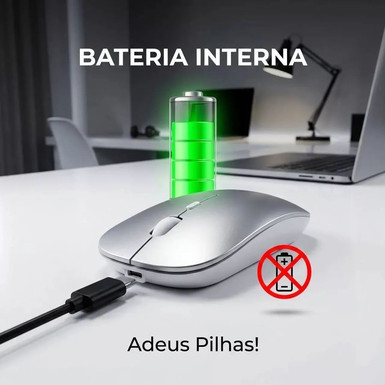 Mouse sem fio  - Foto 2