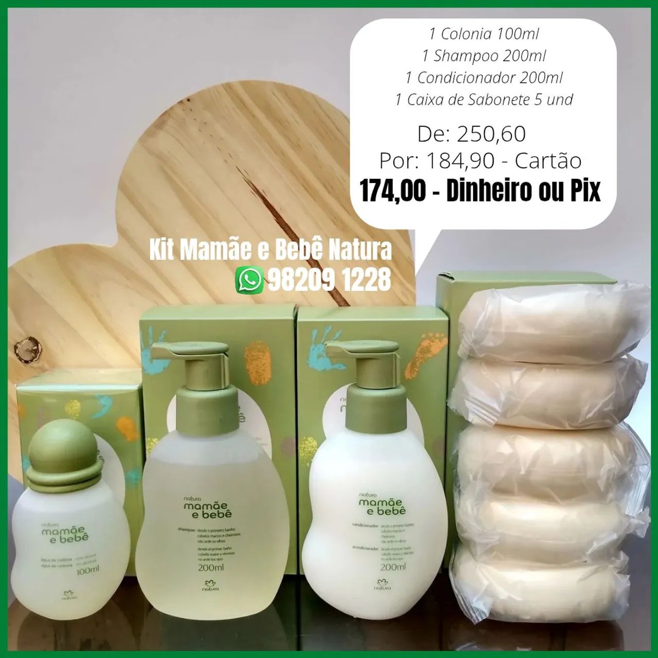 Kit Mamãe e Bebê Natura Presente Natura 