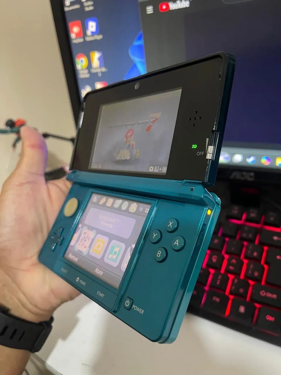 Nintendo 3ds old Aqua - Foto 4