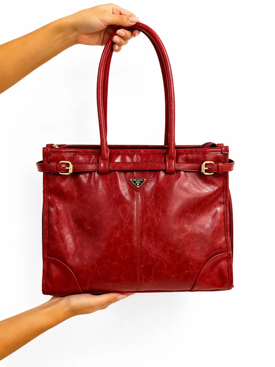 Bolsa Prada vermelha 