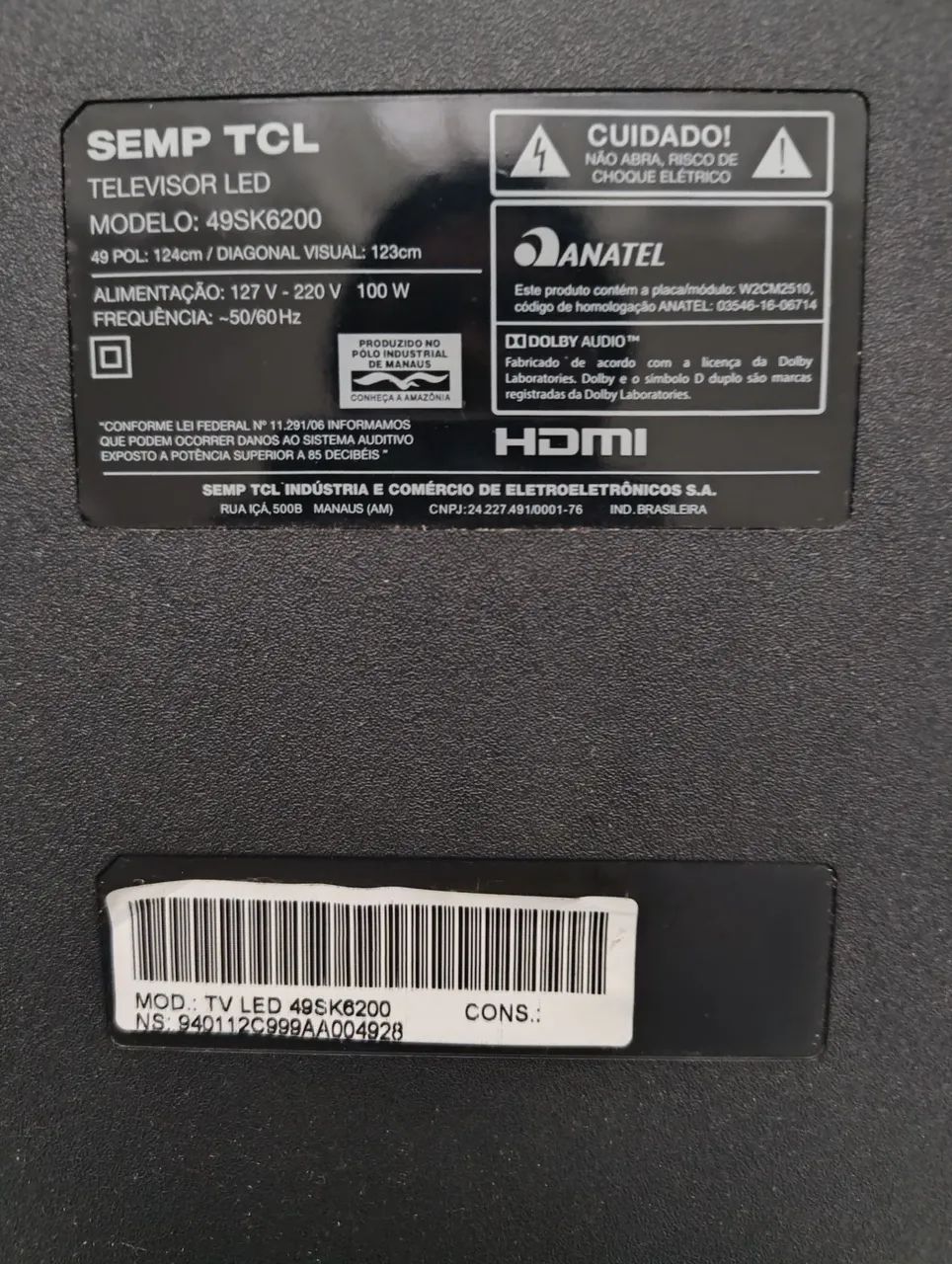 Peças de tv TCL  - Foto 2