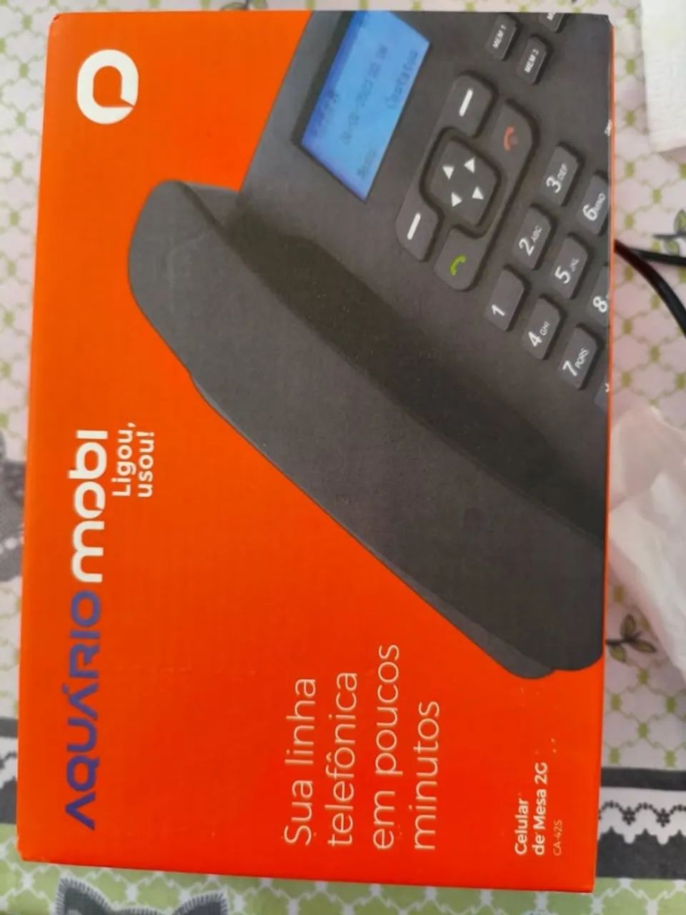 Telefone Rural Aquario CA-42S Desbloqueado Idel para áreas com sinal fraco - Foto 6