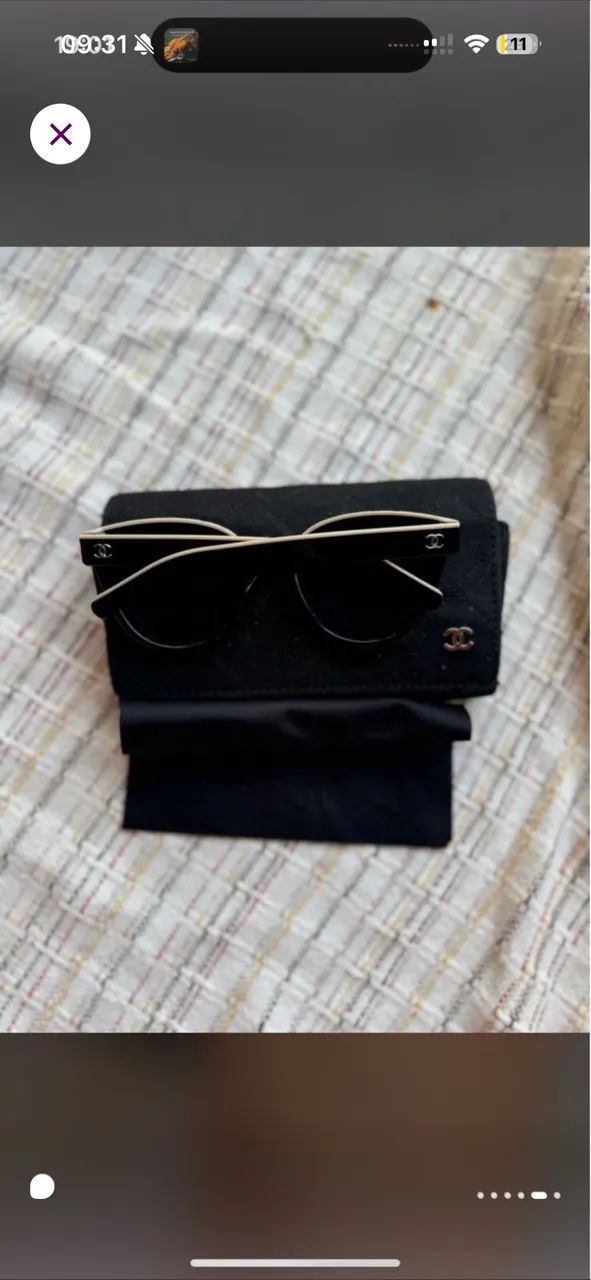 óculos chanel original - luxo impecável - Foto 5