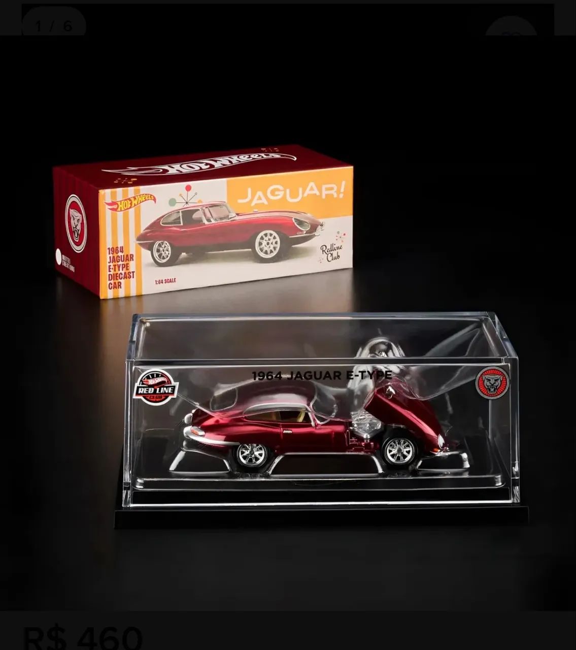Hot Wheels RLC Jaguar E-Type - Foto 2