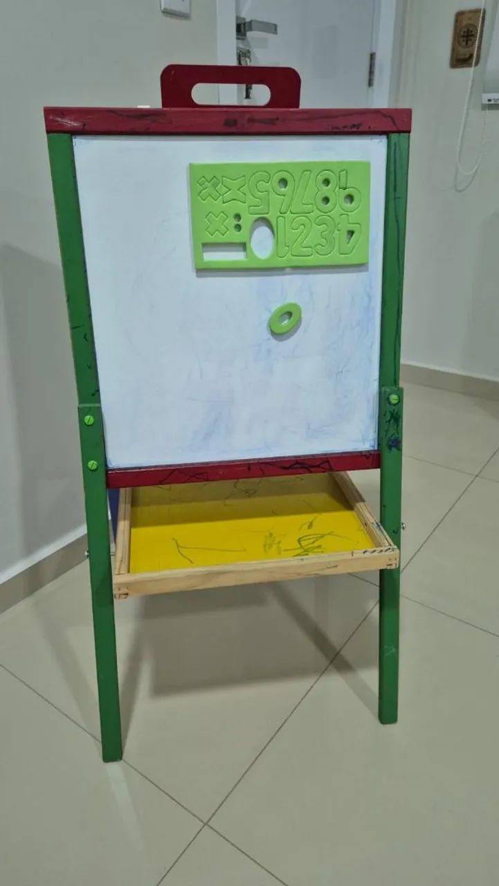 Lousa magnética dupla face ( quadro branco e negro)  - Foto 4