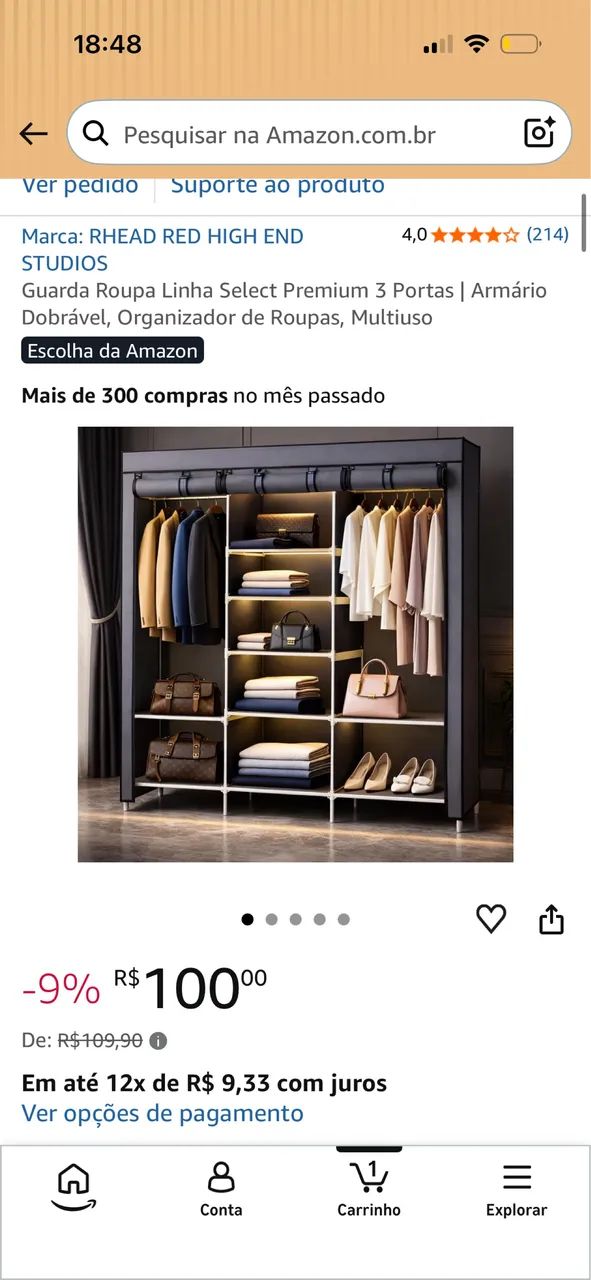 Guarda roupa multiuso  - Foto 2