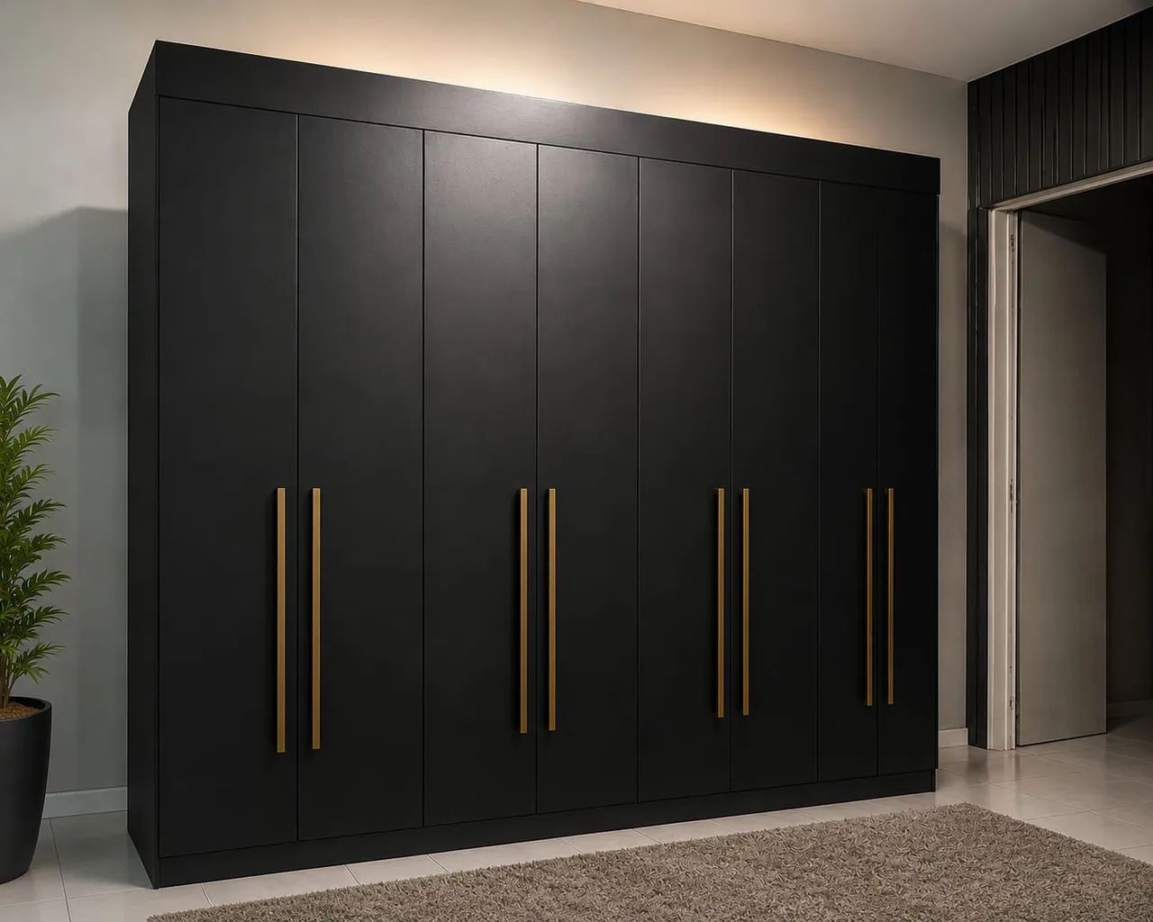 Guarda roupa casal MDF 