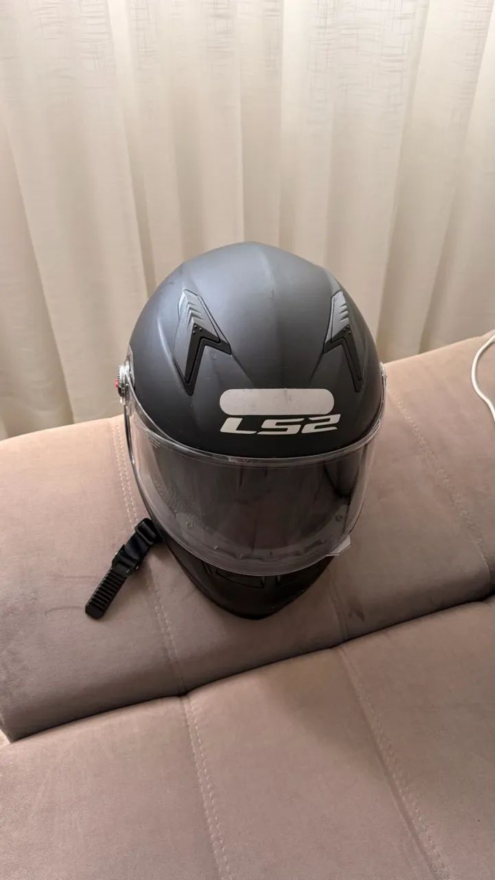 Capacete preto LS2 - Foto 2