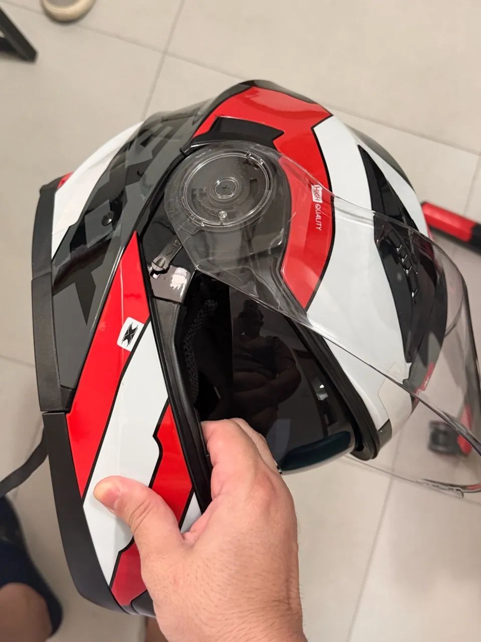 Capacete Texx e Jaqueta Forza - Foto 4