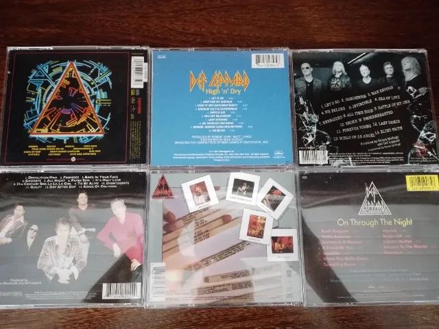 cd def leppard coleçao com 6 cds ( LEIA O ANUNCIO ) - Foto 2