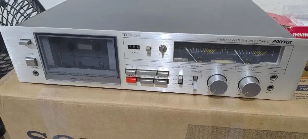 Tape Deck Polyvox Cp650D Ótimo estado.