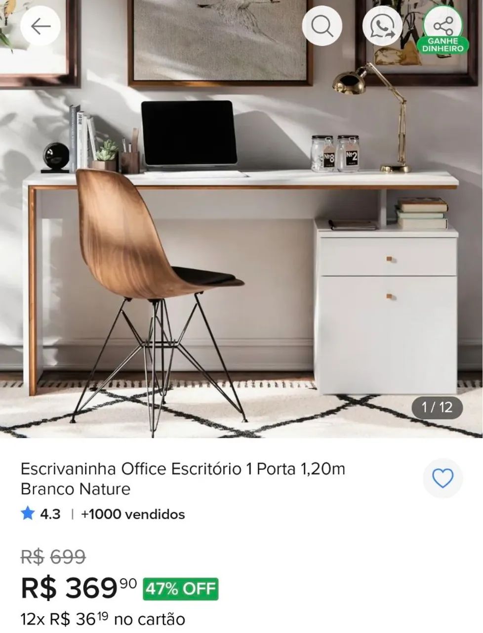 Escrivaninha  - Foto 5