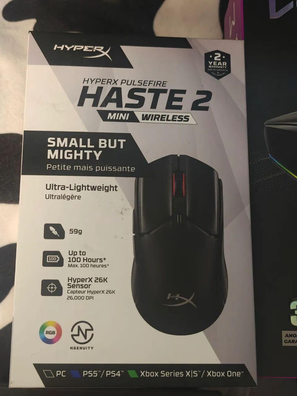 5 Mouses Gamer (HyperX, Alienware, Lenovo Legion, Machenike, Warrior) - Foto 4