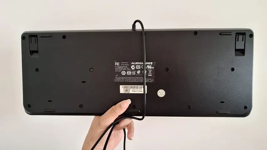 Teclado Alienware Original USB com Fio, Multimídia e Teclado Numérico - Foto 2