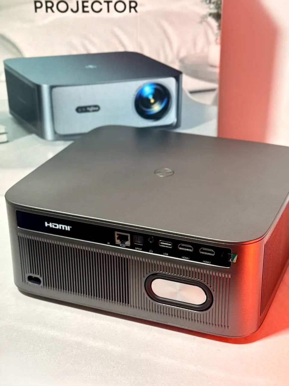 Projetor Thundeal Td98 Pro Ótica Selada Wifi 6 Android Cinza-escuro 127/220v - Foto 2