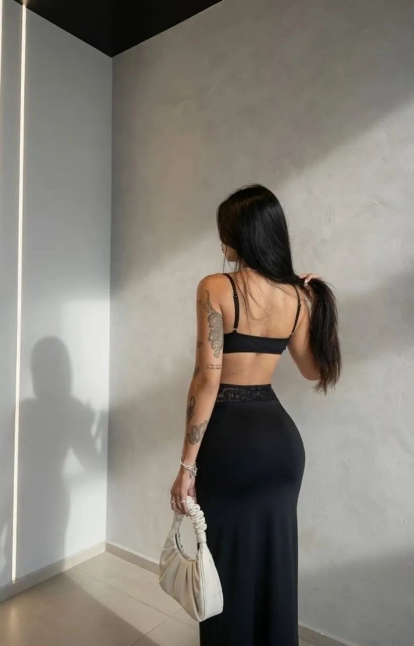 Vestido Longo com renda  - Foto 2