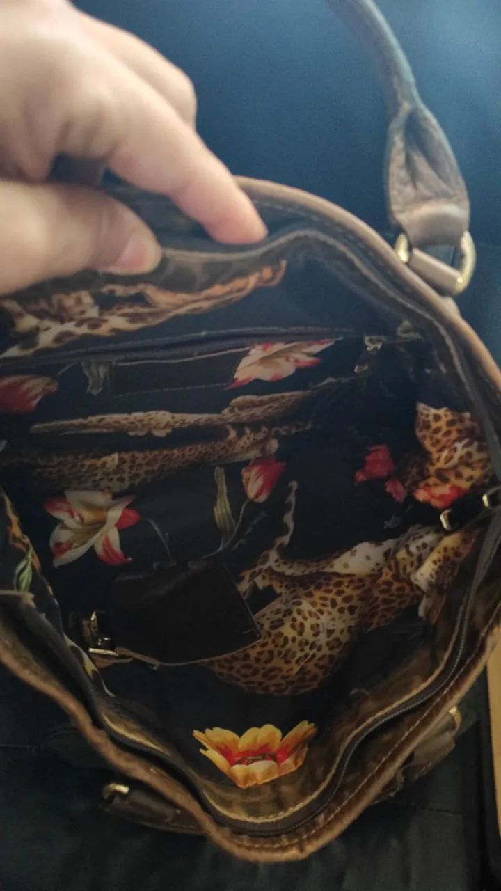 Bolsa de couro luz da lua  - Foto 2