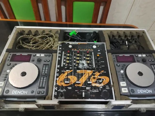 DENON DN-1000 CDJ 2台セット CDJ DENON DN-S1000 MAIS MIXER VALOR R$ 2000 - Aparelhos de Som