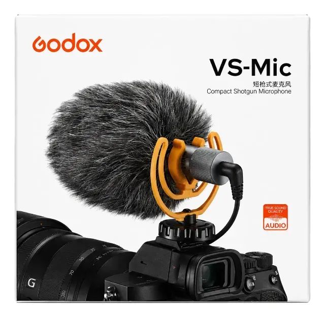 Microfone Godox Shotgun para câmeras/estabilizadores vsmic - Foto 5