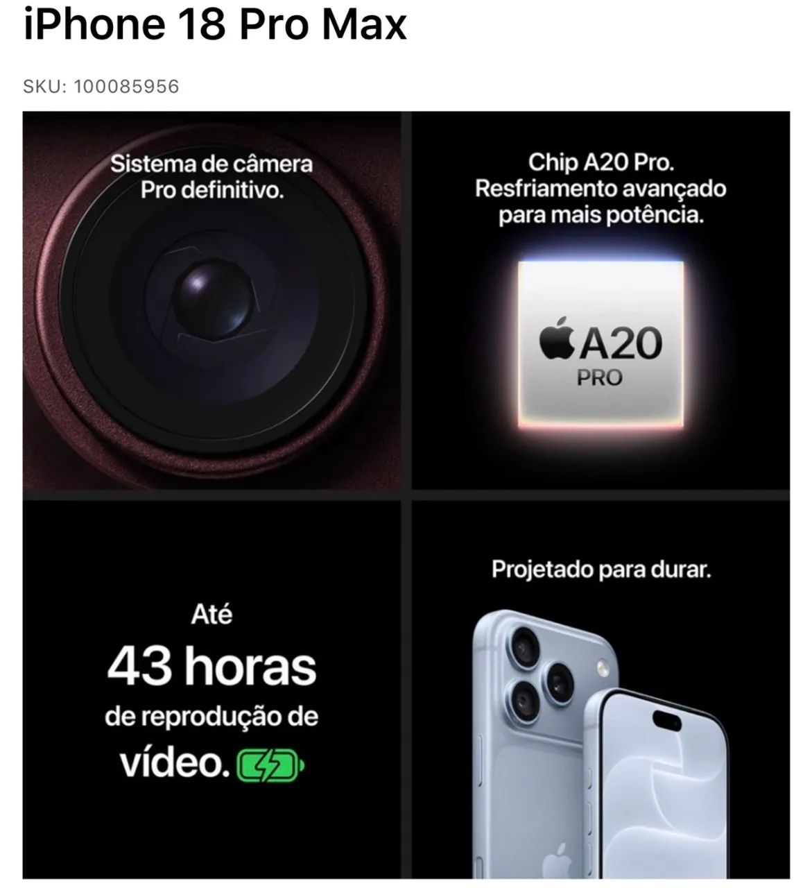 iPhone 18 Pro Max 256 Black - Foto 5
